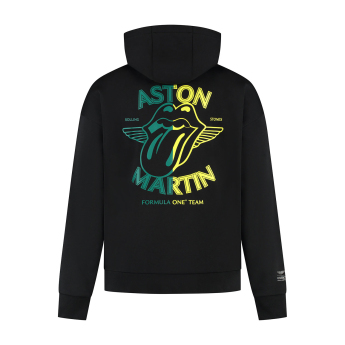 Aston Martin hanorac de bărbați cu glugă Rolling Stones F1 Team 2025