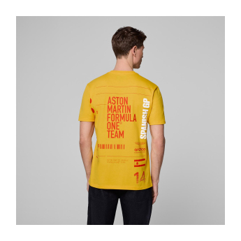 Aston Martin tricou de bărbați Spain GP F1 Team 2025