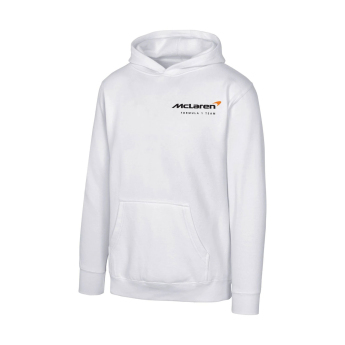 Mclaren Honda hanorac de bărbați cu glugă Retro white F1 Team 2025