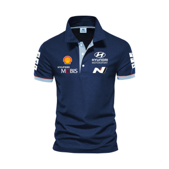 Hyundai Motorsport tricou polo navy 2025
