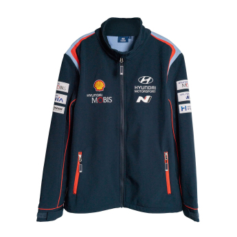 Hyundai Motorsport geacă de bărbați softshell navy 2025