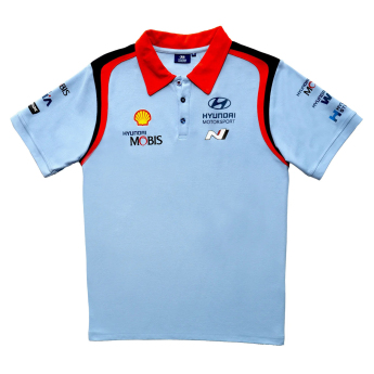 Hyundai Motorsport tricou polo blue 2025