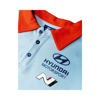 Hyundai Motorsport tricou polo blue 2025