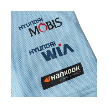 Hyundai Motorsport tricou polo blue 2025
