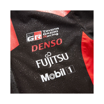 Toyota Gazoo Racing geacă de bărbați cu glugă Rain WRC official black 2025