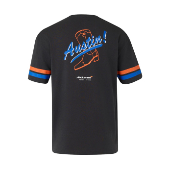 Mclaren Honda tricou de bărbați Austin GP gray F1 Team 2025