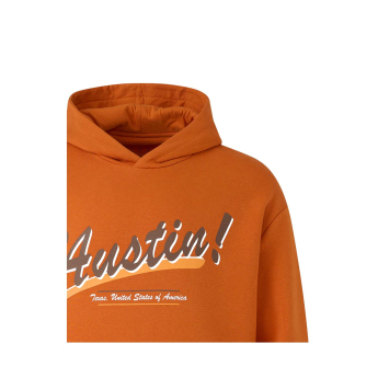 Mclaren Honda hanorac de bărbați cu glugă Austin GP orange F1 Team 2025