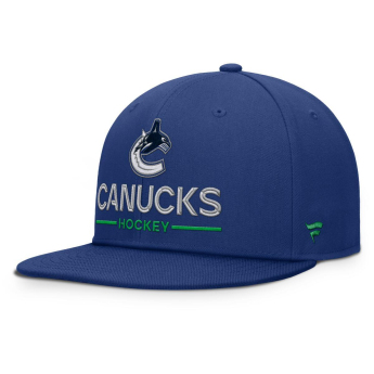Vancouver Canucks șapcă flat Authentic Pro A/Cap Flat Brim Square Visor Structured Adjustable