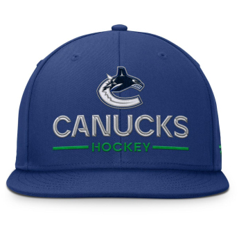 Vancouver Canucks șapcă flat Authentic Pro A/Cap Flat Brim Square Visor Structured Adjustable