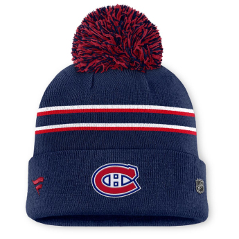Montreal Canadiens pălărie de iarnă pentru damă Authentic Pro W/Cap Cuffed Pom Beanie