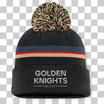 Vegas Golden Knights pălărie de iarnă pentru damă Authentic Pro W/Cap Cuffed Pom Beanie