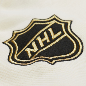 Anaheim Ducks hanorac de bărbați cu glugă Courtside Fleece Button Front Current Logo