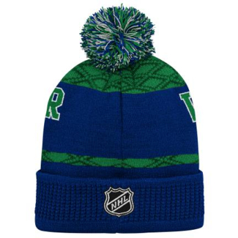 Vancouver Canucks căciula de iarnă pentru copii Puck Pattern Cuffed Pom