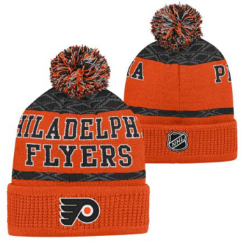 Philadelphia Flyers căciula de iarnă pentru copii Puck Pattern Cuffed Pom