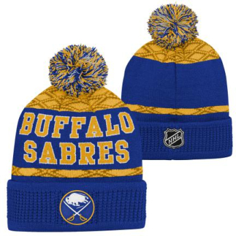 Buffalo Sabres căciula de iarnă pentru copii Puck Pattern Cuffed Pom