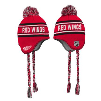 Detroit Red Wings căciula de iarnă pentru copii Jacquard Tassel Knit With Pom