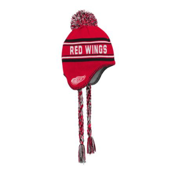 Detroit Red Wings căciula de iarnă pentru copii Jacquard Tassel Knit With Pom