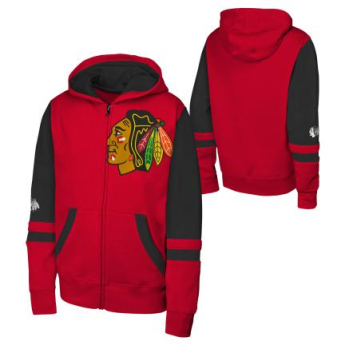 Chicago Blackhawks hanorac cu glugă pentru copii Face Off Fz Flc Hd