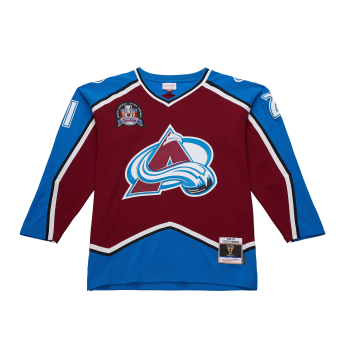 Colorado Avalanche tricou de hochei Peter Forsberg 1995 NHL Dark Jersey