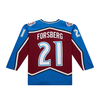 Colorado Avalanche tricou de hochei Peter Forsberg 1995 NHL Dark Jersey