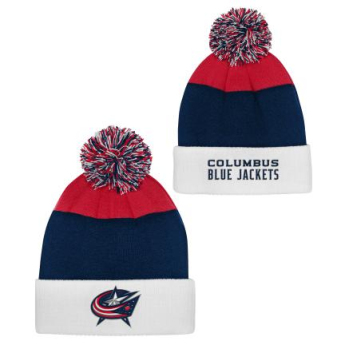 Columbus Blue Jackets căciula de iarnă pentru copii Essentials Cuffed Knit W Pom