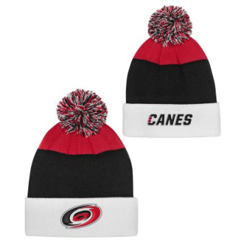 Carolina Hurricanes căciula de iarnă pentru copii Essentials Cuffed Knit W Pom