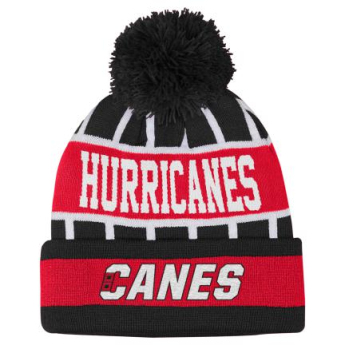Carolina Hurricanes căciula de iarnă pentru copii Go Fast Cuffed Knit W Pom