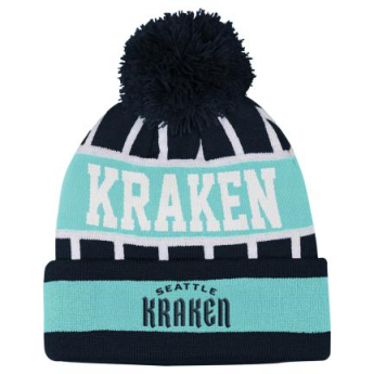 Seattle Kraken căciula de iarnă pentru copii Go Fast Cuffed Knit W Pom
