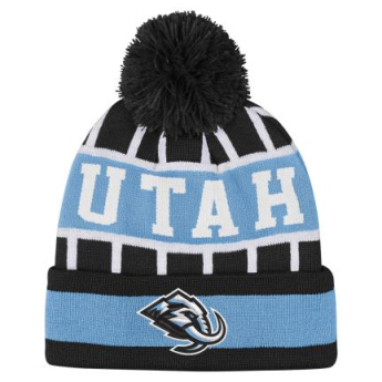 Utah Hockey Club căciula de iarnă pentru copii Go Fast Cuffed Knit W Pom