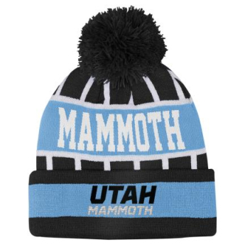 Utah Hockey Club căciula de iarnă pentru copii Go Fast Cuffed Knit W Pom