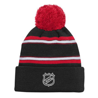 Carolina Hurricanes căciula de iarnă pentru copii Jacquard Cuffed Knit With Pom