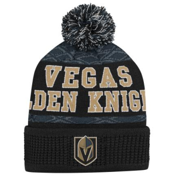 Vegas Golden Knights căciula de iarnă pentru copii Puck Pattern Cuffed Pom