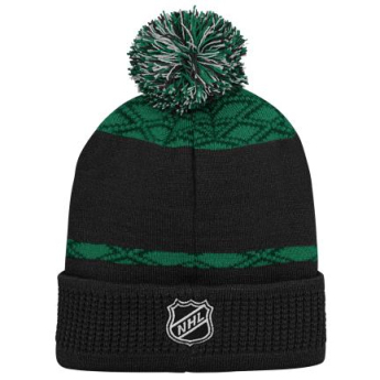 Dallas Stars căciula de iarnă pentru copii Puck Pattern Cuffed Pom