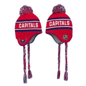 Washington Capitals căciula de iarnă pentru copii Jacquard Tassel Knit With Pom