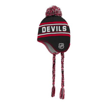 New Jersey Devils căciula de iarnă pentru copii Jacquard Tassel Knit With Pom