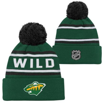 Minnesota Wild căciula de iarnă pentru copii 3Rd Jersey Jacquard Cuff Pom