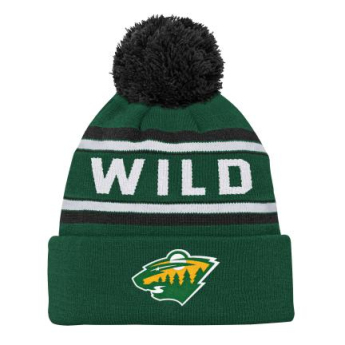 Minnesota Wild căciula de iarnă pentru copii 3Rd Jersey Jacquard Cuff Pom