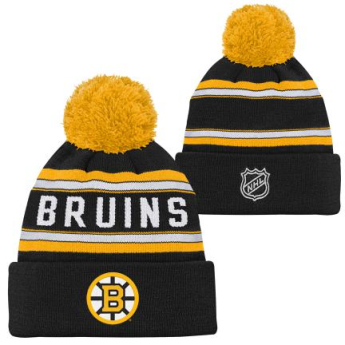 Boston Bruins căciula de iarnă pentru copii Jacquard Cuffed Knit With Pom