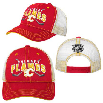 Calgary Flames șapcă de baseball pentru copii Lockup Meshback Adj.