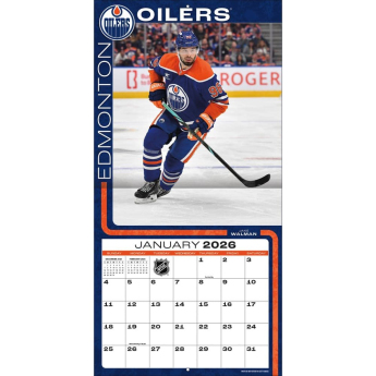 Edmonton Oilers calendar 2026 Wall
