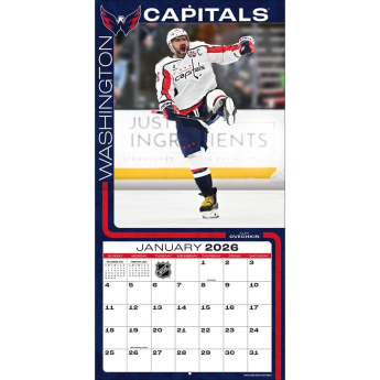 Washington Capitals calendar 2026 Wall