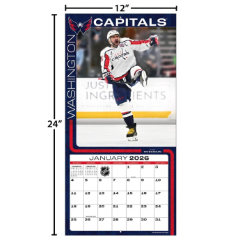 Washington Capitals calendar 2026 Wall