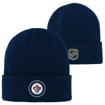 Winnipeg Jets căciula de iarnă pentru copii Cuffed Knit navy