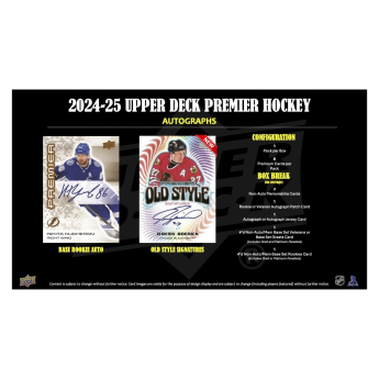 NHL cutii Cărți de hochei NHL 2024-25 Upper Deck Premier Hockey Hobby Box