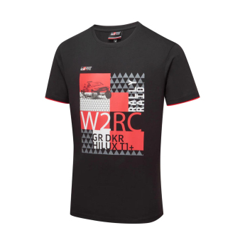 Toyota Gazoo Racing tricou de bărbați Rally-Raid Dune black 2025