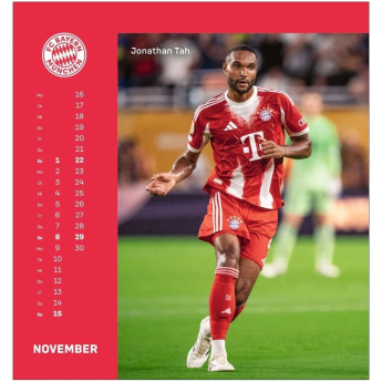 Bayern München calendar 2026 Postcard