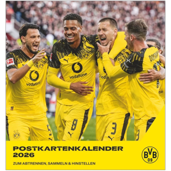 Borussia Dortmund calendar 2026 Postcard