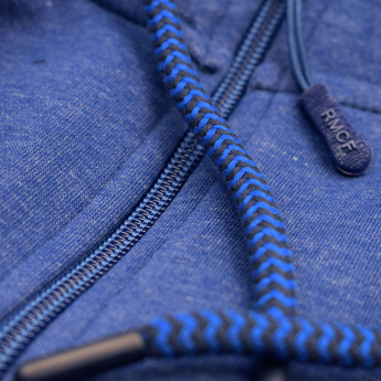 Real Madrid hanorac cu glugă pentru copii Zip azul