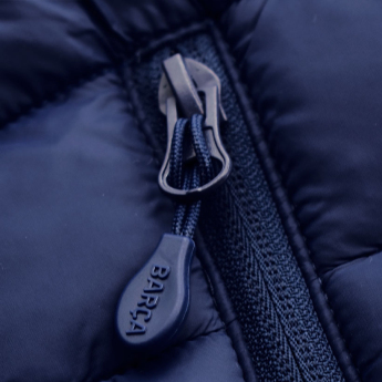 FC Barcelona geacă de iarnă pentru bărbați Padded navy