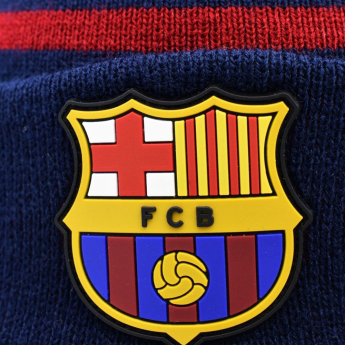 FC Barcelona căciulă de iarnă stripe